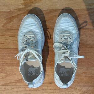 Sorel Cream Mesh Sneakers